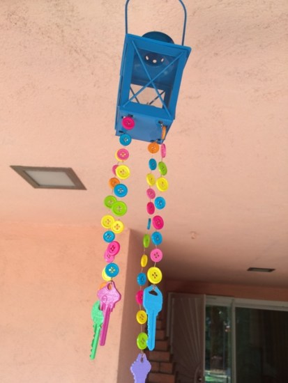 keys wind chimes