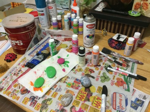 painting rocks