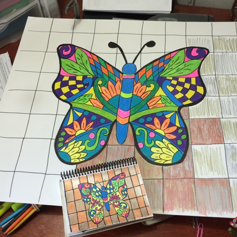 butterfly-in-progress