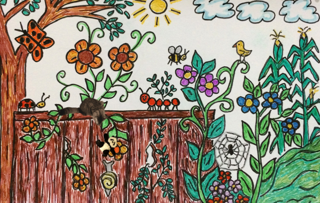 panda falling to snail