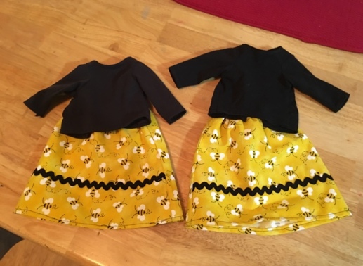 yellow skirts