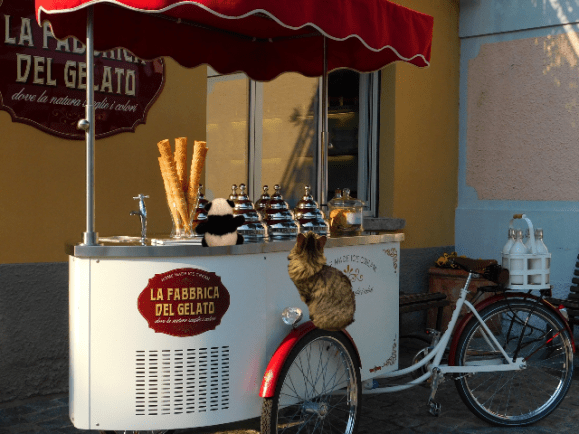 looking at ice cream truck sm