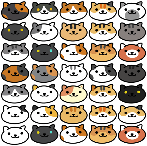 neko faces small
