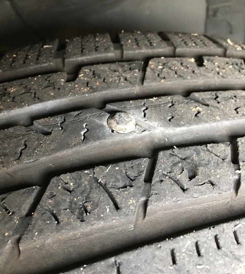 second tire nail