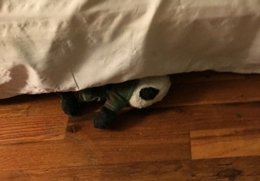fatigues under bed