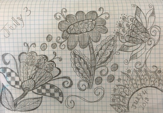 July 4 flowers