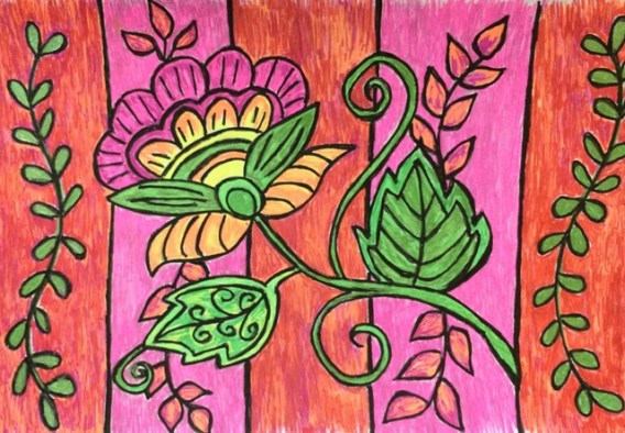 boho flower