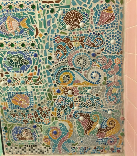 last piece with grout