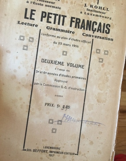 1917 French book