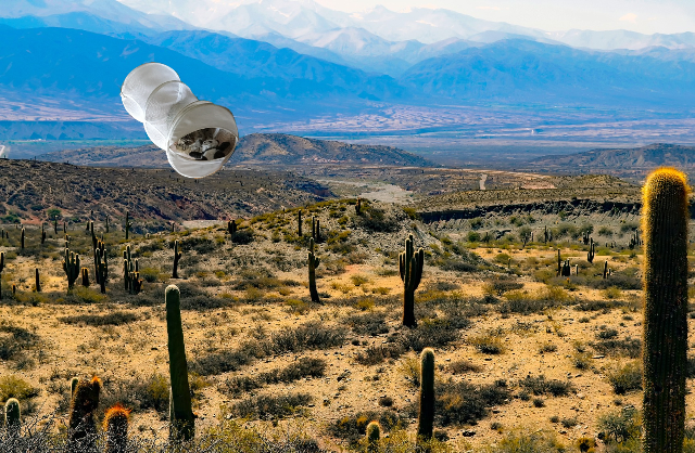 Landing in cactus field a
